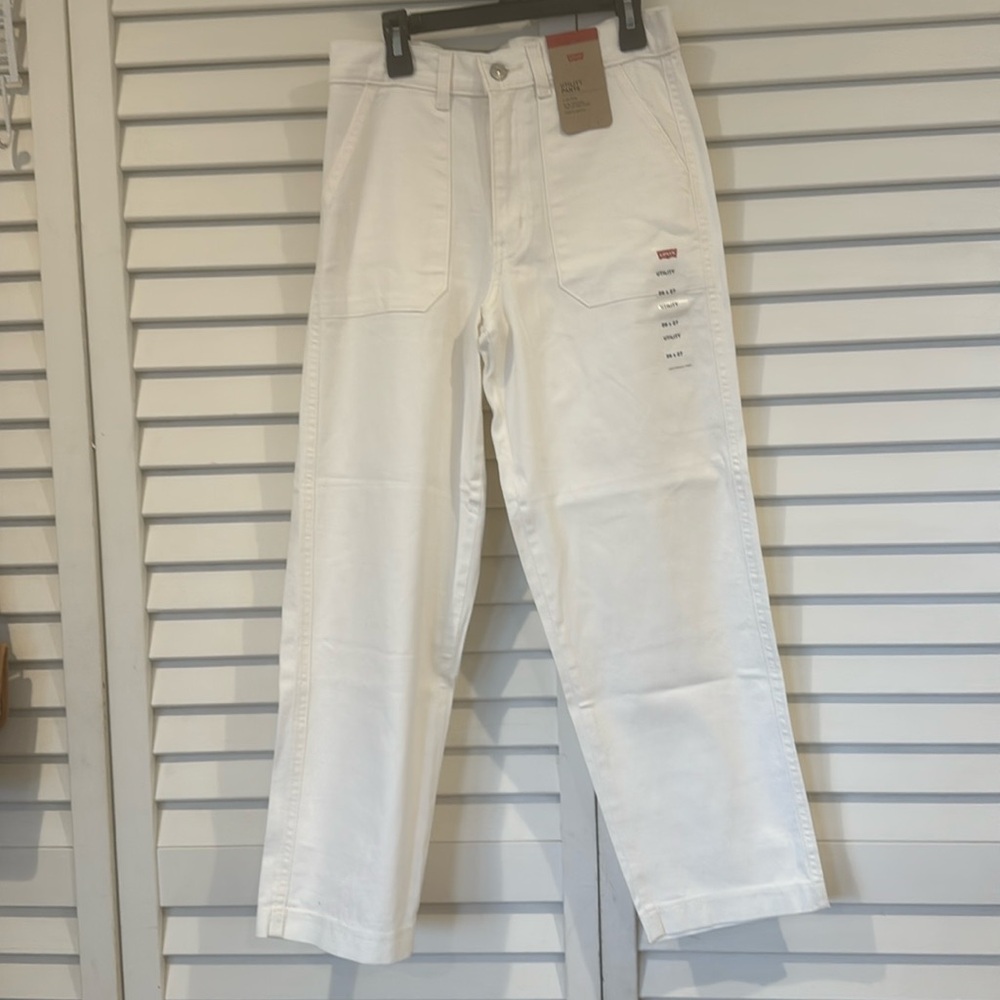 NWT Levi’s Off white utility pants